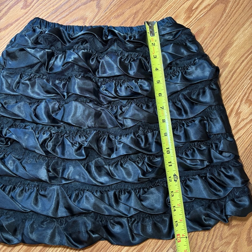 Hanna Andersson Black Layered Tulle Skirt Size 140/10 Fancy Dress Up - Picture 3 of 6